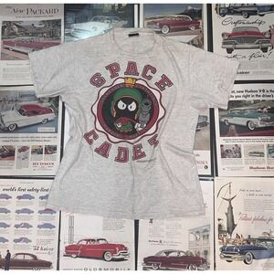 Vintage 1991 CHANGES Marvin The Martian Space Cadet T-Shirt Men's L Looney Tunes